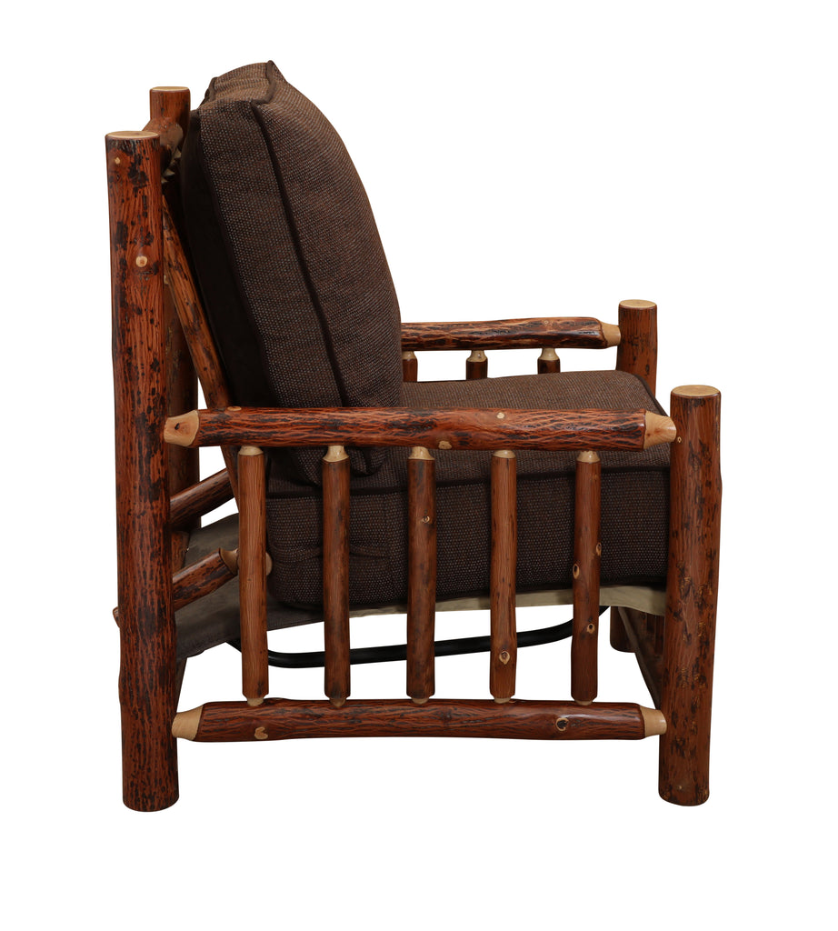 Hickory Log Lounge Chair - Retreat Home Furniture