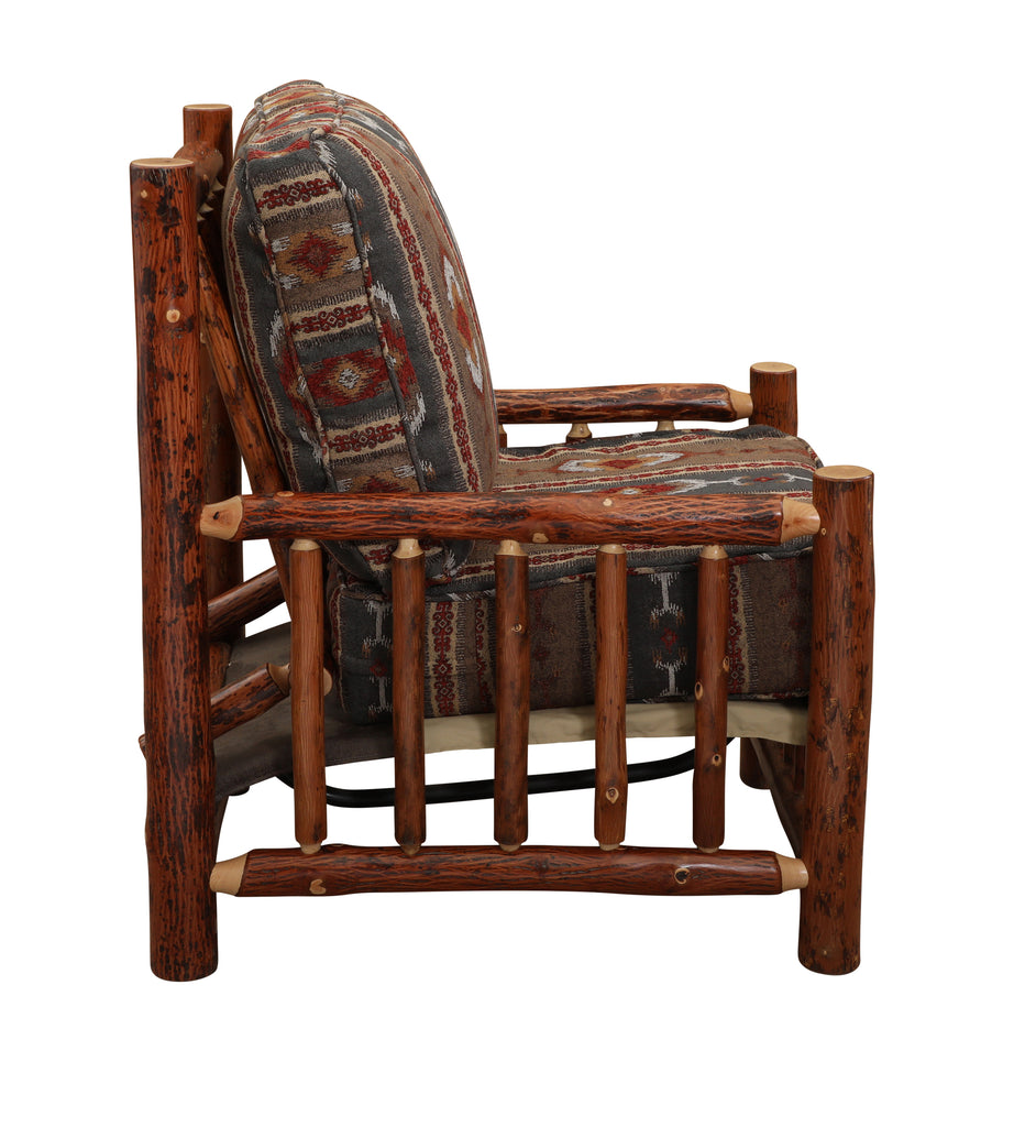 Hickory Log Lounge Chair - Retreat Home Furniture