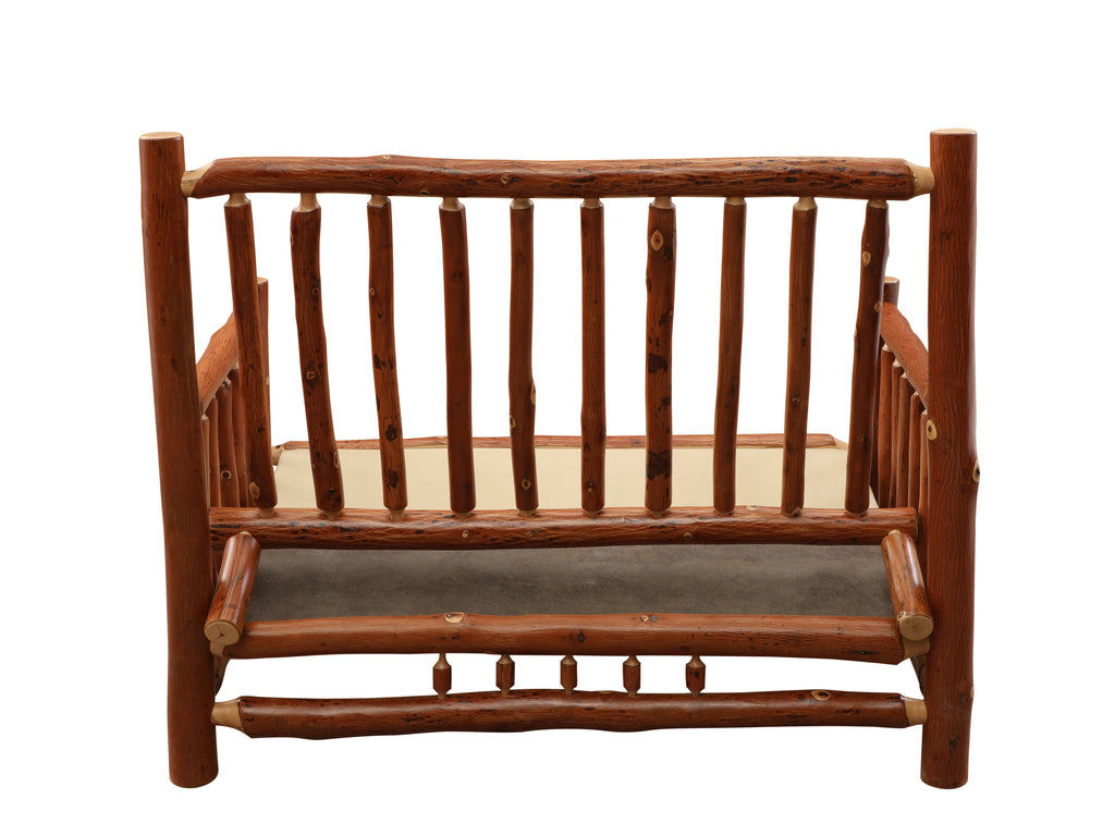 Hickory Log Loveseat - Retreat Home Furniture