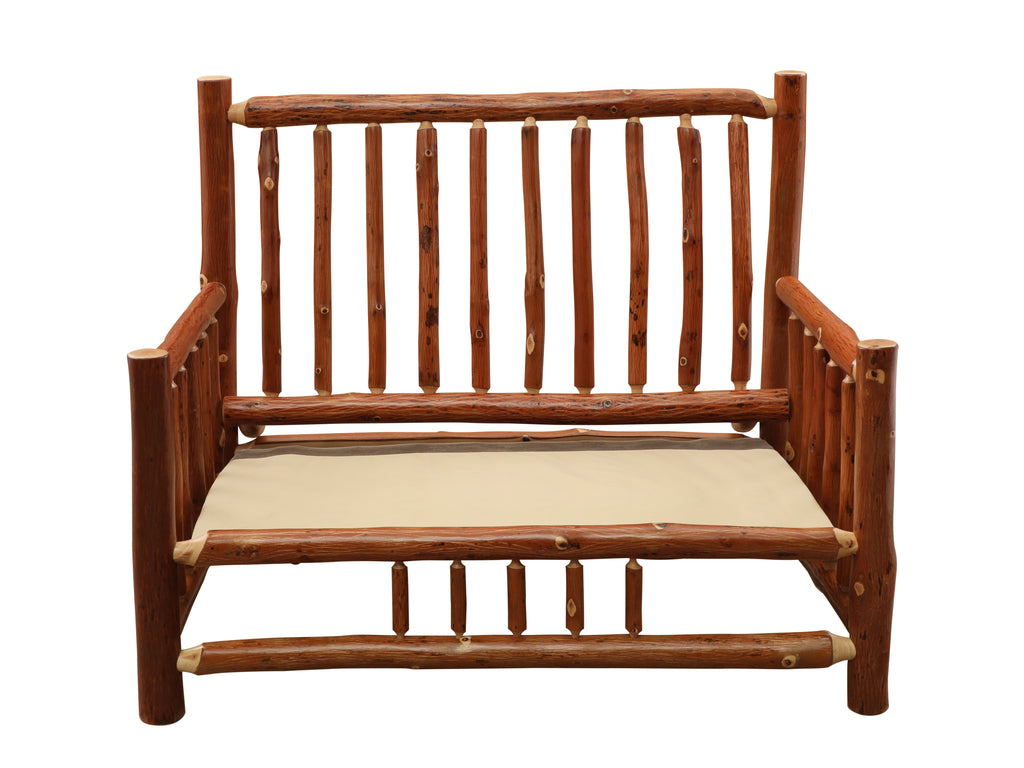 Hickory Log Loveseat - Retreat Home Furniture