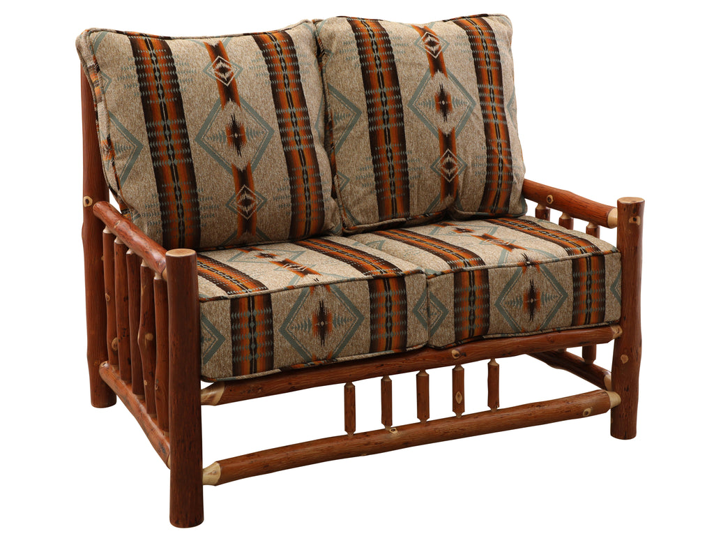 Hickory Log Loveseat - Retreat Home Furniture