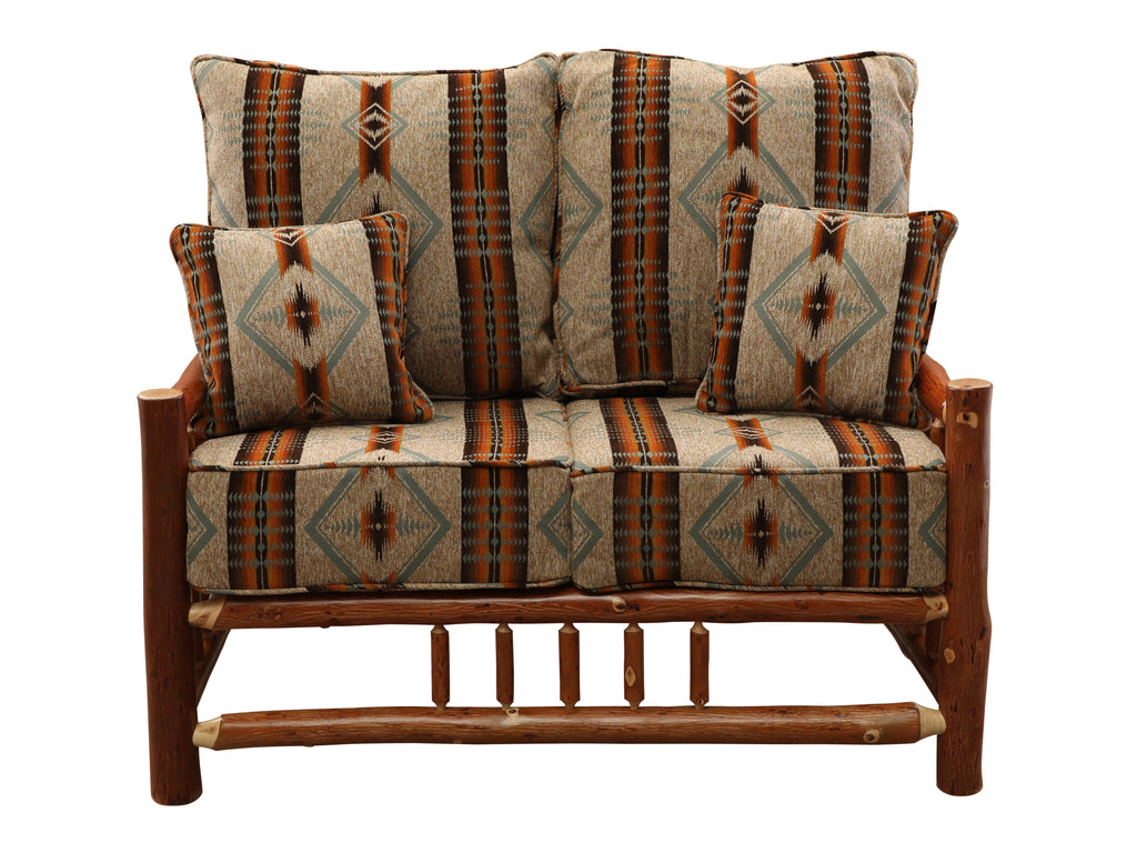 Hickory Log Loveseat - Retreat Home Furniture