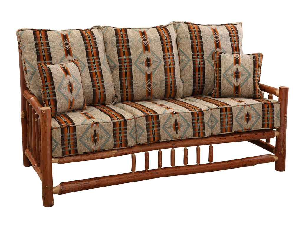 Hickory Log Sofa - Retreat Home Furniture