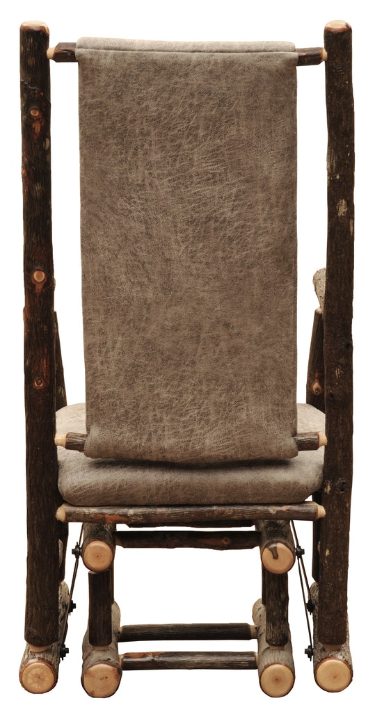 Hickory Log Gliding Rocker - Retreat Home Furniture