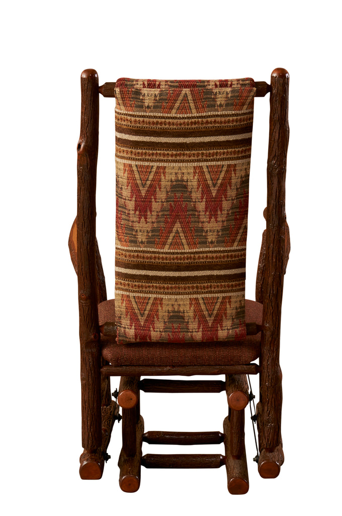 Hickory Log Gliding Rocker - Retreat Home Furniture