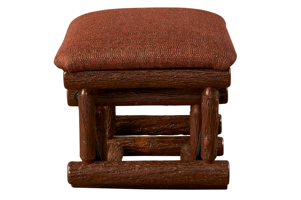 Hickory Log Gliding Ottoman - Retreat Home Furniture