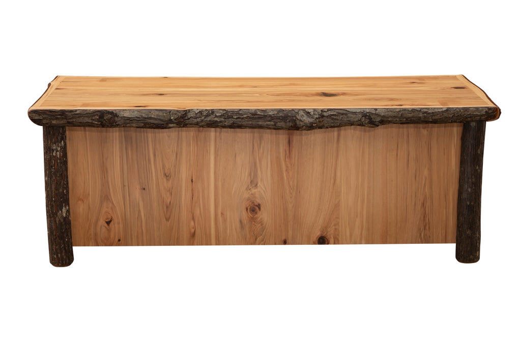 Hickory Log Enclosed Coffee Table - Retreat Home Furniture