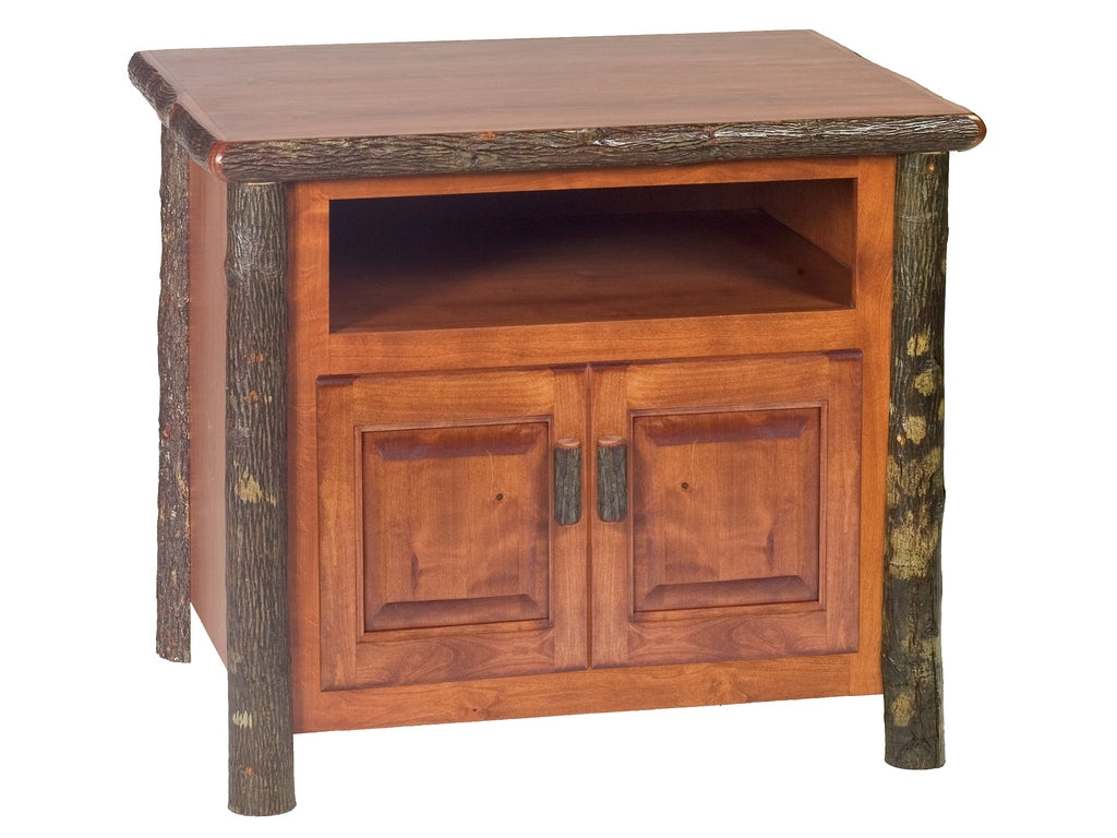 Hickory Log Television Stand - Retreat Home Furniture