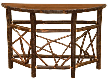 Hickory Log Twig Entry Table - Retreat Home Furniture