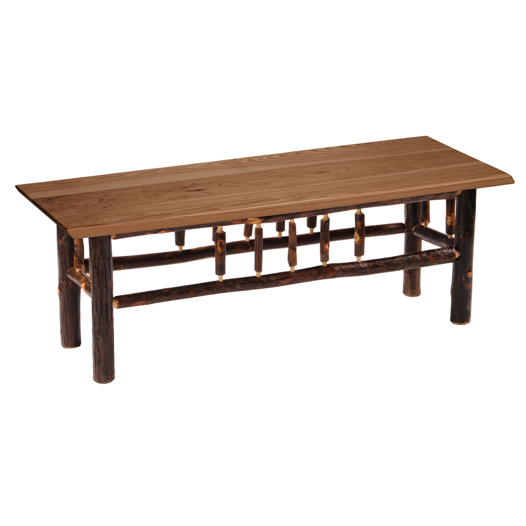 Hickory Log Bench - Retreat Home Furniture