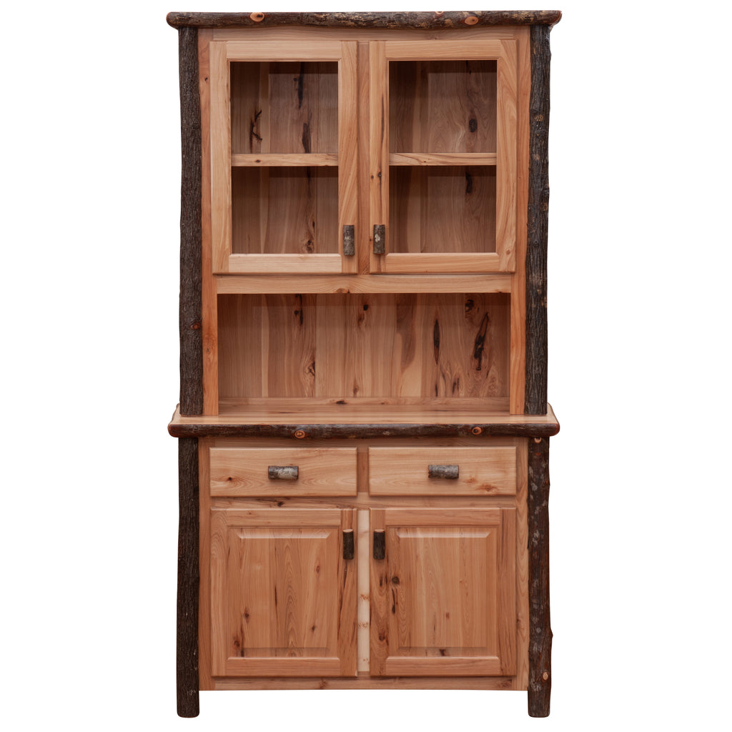 Hickory Log 48-inch Buffet & Hutch - Retreat Home Furniture