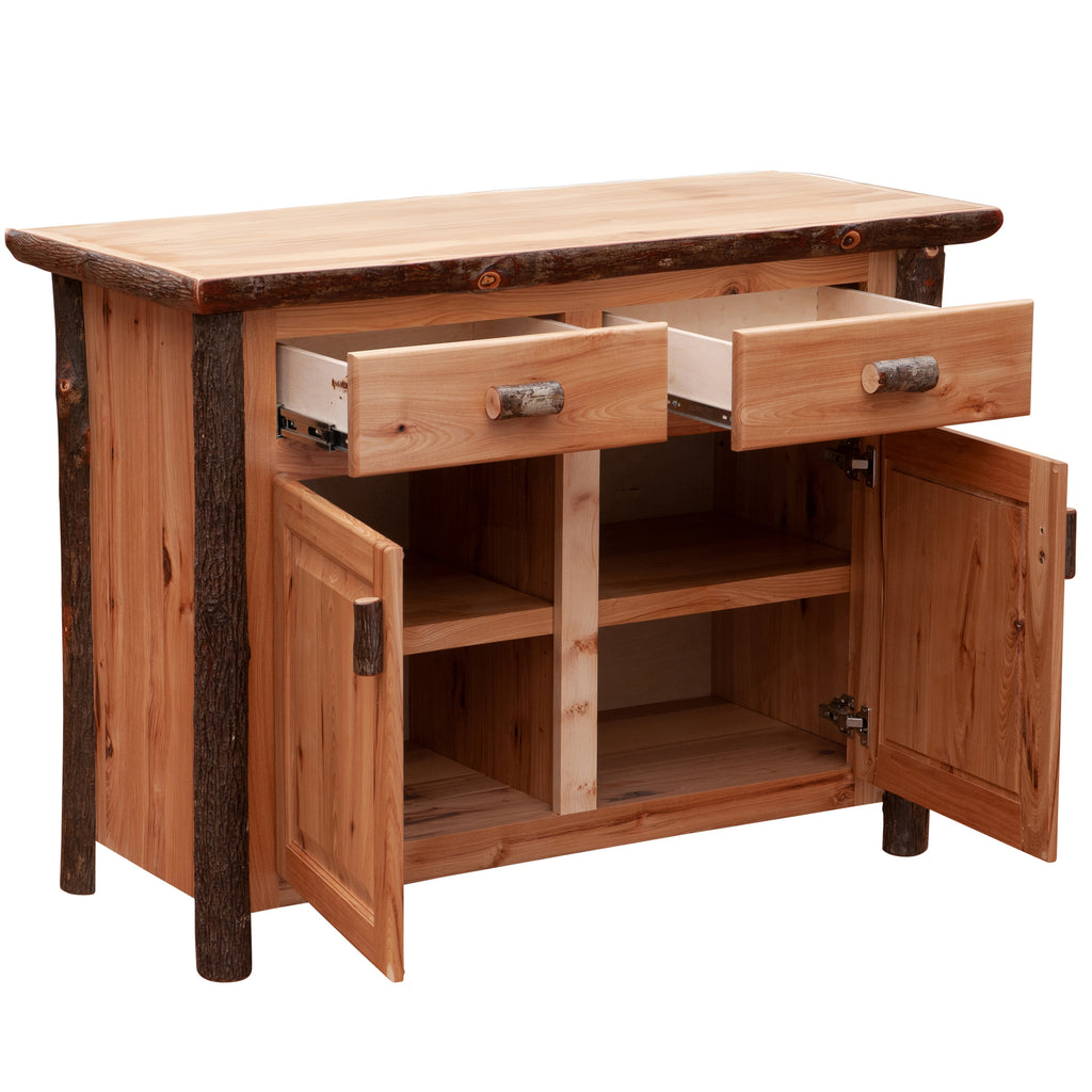 Hickory Log 48-inch Buffet - Retreat Home Furniture