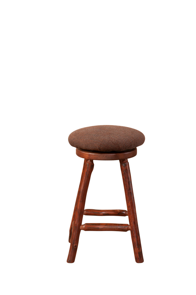 Hickory Round Swivel Barstool - Retreat Home Furniture