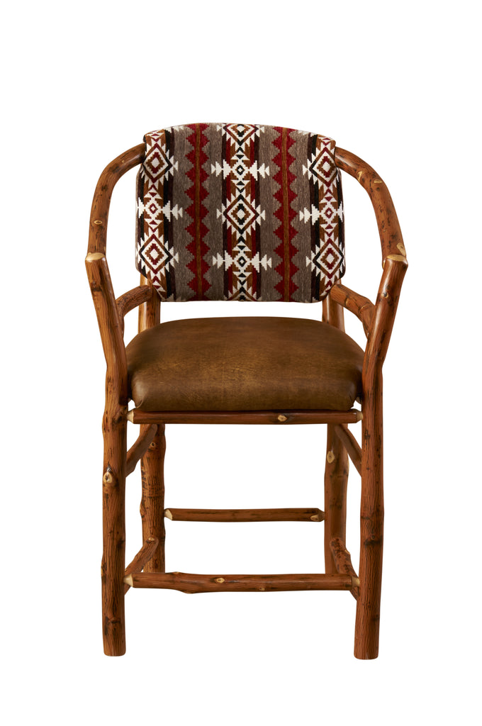 Hickory Hoop Barstool - Retreat Home Furniture