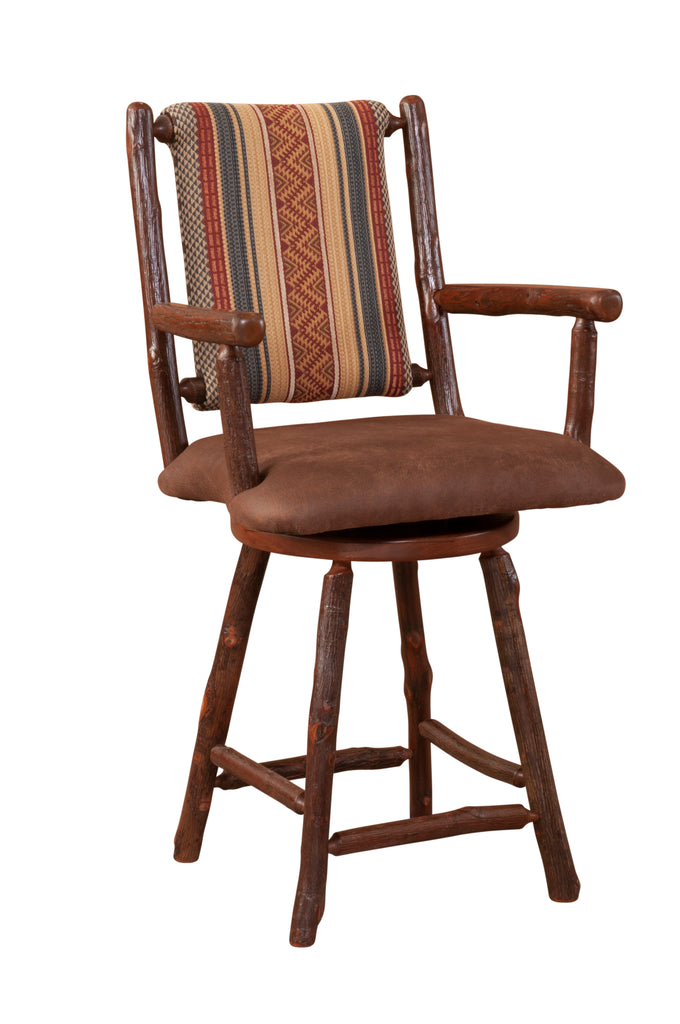 Hickory Cumberland Swivel Barstool - Retreat Home Furniture