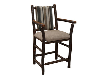 Hickory Cumberland Barstool with Arms - Retreat Home Furniture