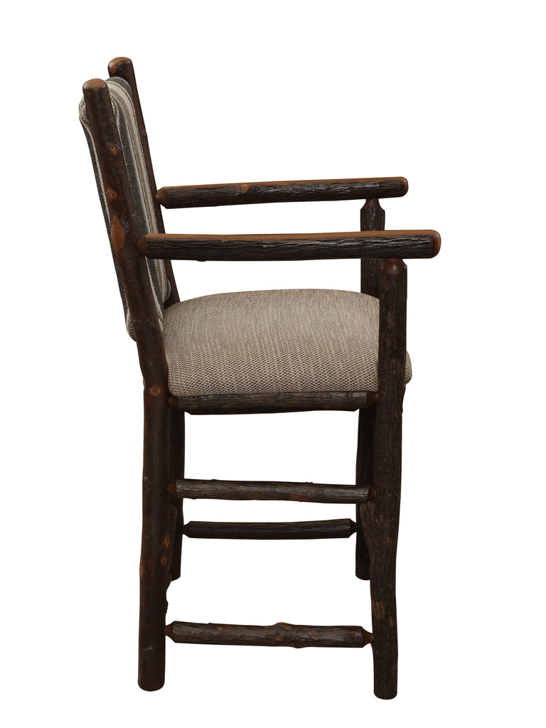 Hickory Cumberland Barstool with Arms - Retreat Home Furniture