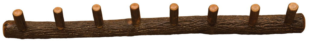 Hickory Log Wall Coat Rack - Retreat Home Furniture