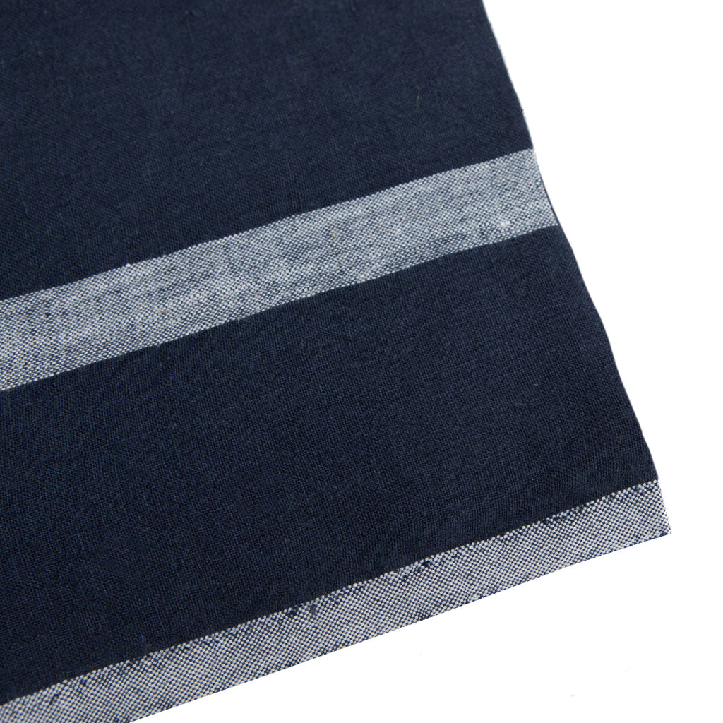 Laundered Linen Indigo White Napkins