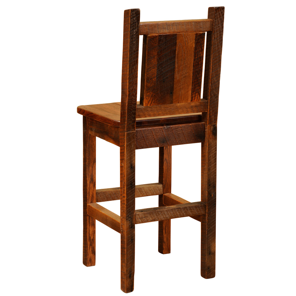 Barnwood Artisan Barstool - Retreat Home Furniture