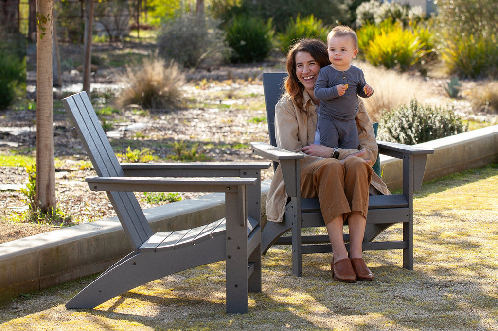 lifestyle adirondack chair mom and baby