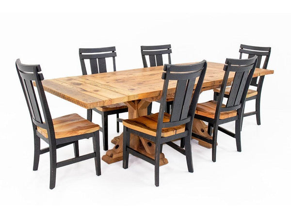 6 seater timber dining table hot sale