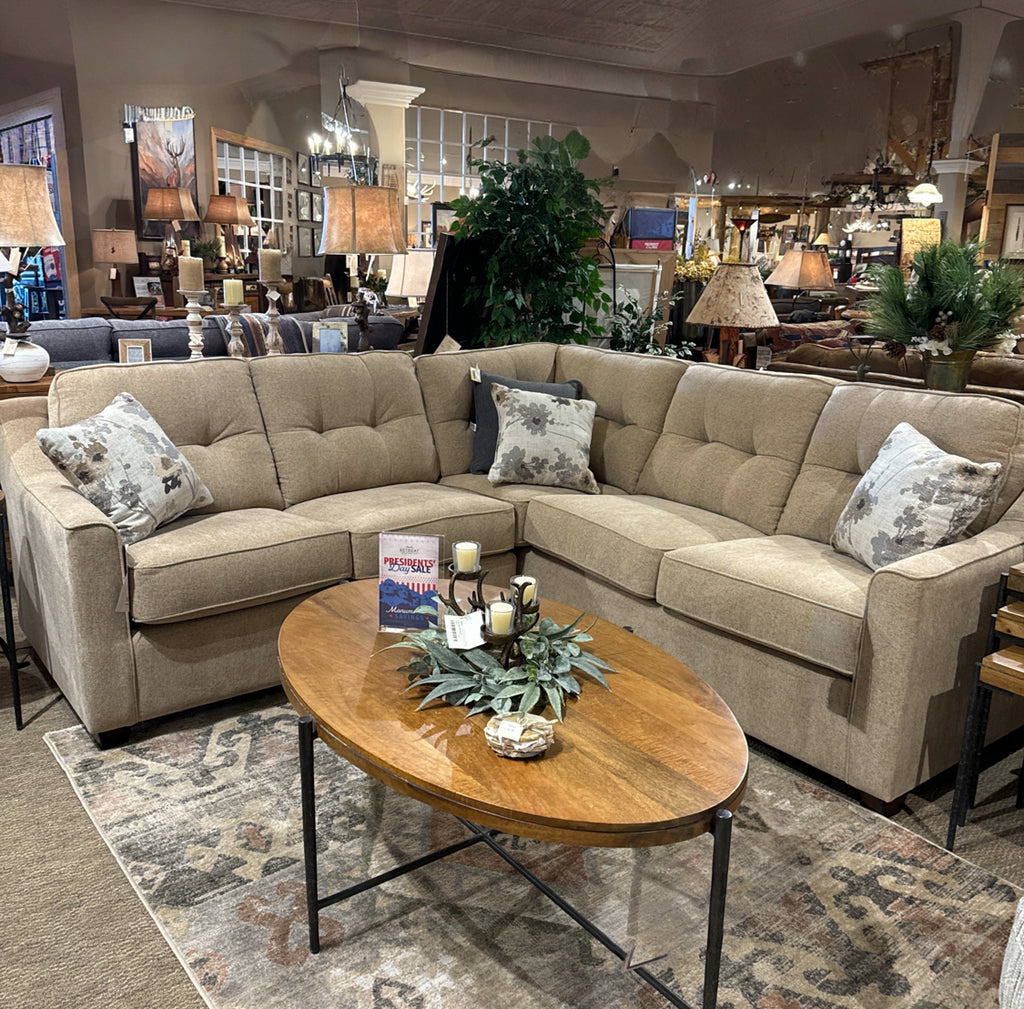 Homestead Sectional | Theron Sand - Retreat Home Furniture