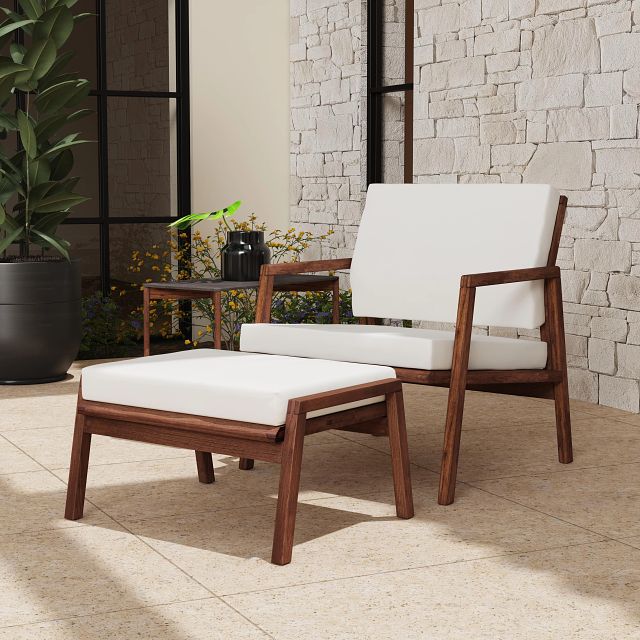 Nova Lounge Chair with Ottoman - Retreat Home Furniture