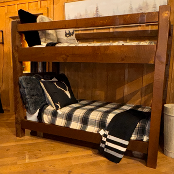 Circle Sawn Bunk Bed | Twin/Twin - Retreat Home Furniture