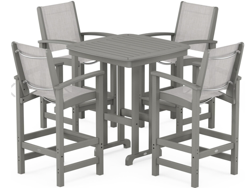 Coastal 5-Piece Bar Set - Retreat Home Furniture