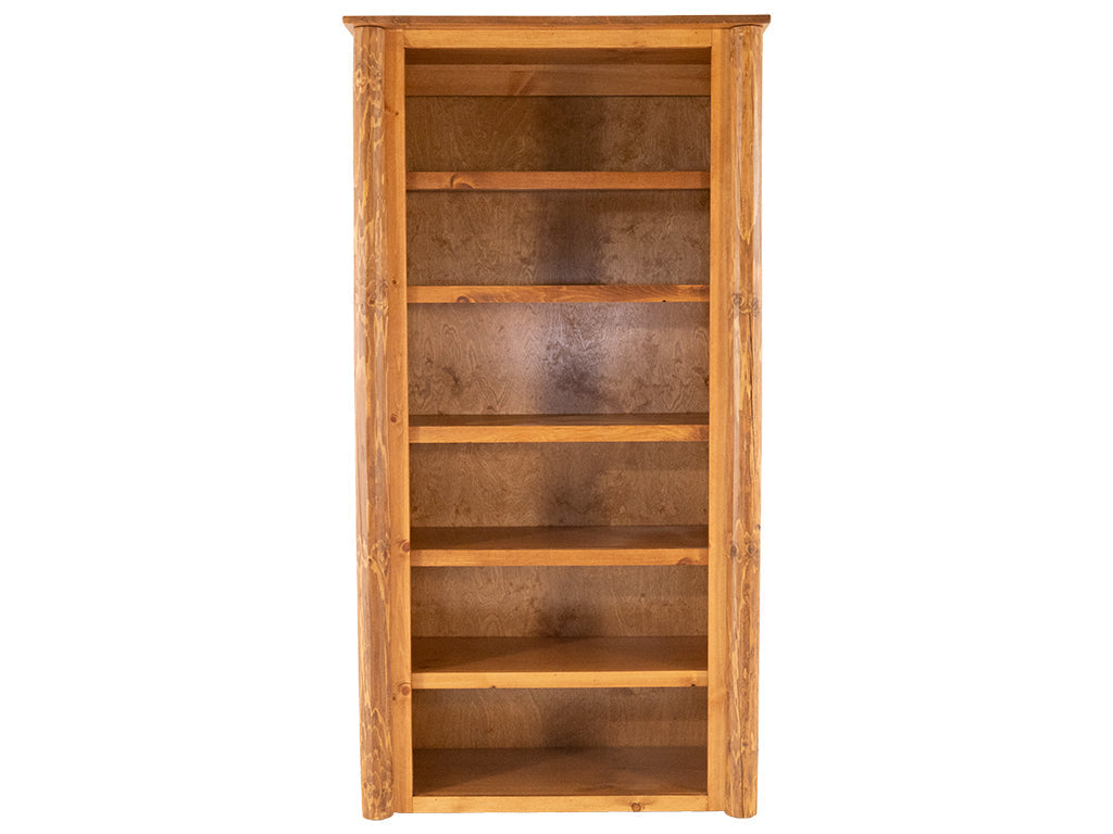 Legacy Log Bookcase - Chestnut - Retreat Home Furniture