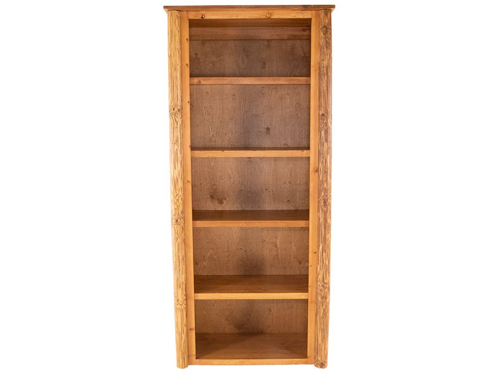 Legacy Log Bookcase - Chestnut - Retreat Home Furniture