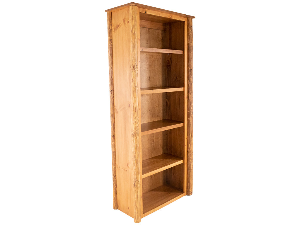 Legacy Log Bookcase - Chestnut - Retreat Home Furniture