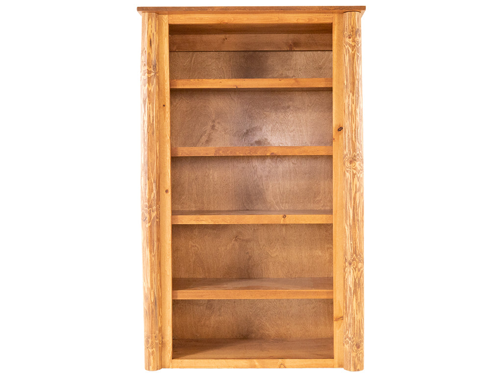 Legacy Log Bookcase - Chestnut - Retreat Home Furniture