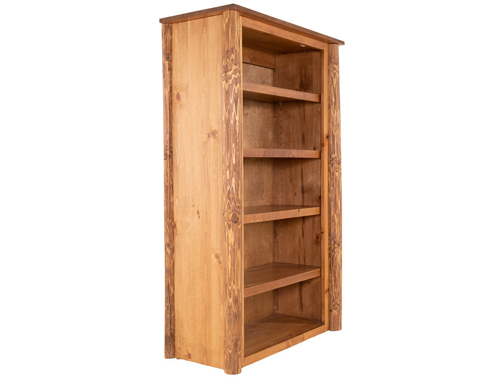 Legacy Log Bookcase - Chestnut - Retreat Home Furniture