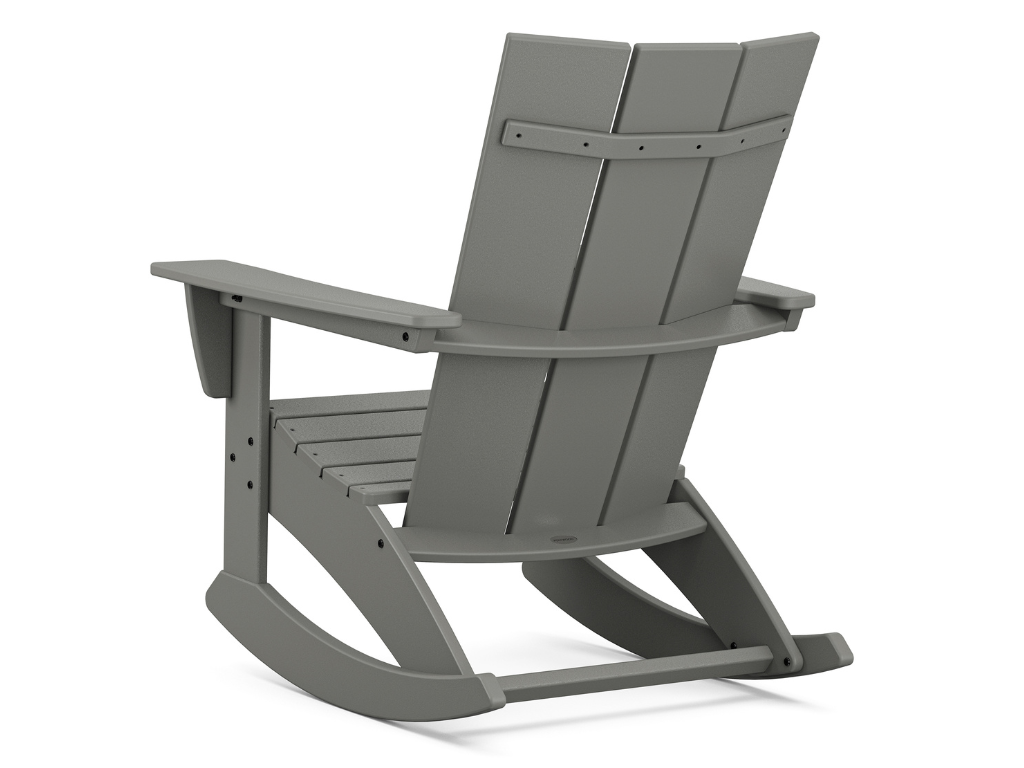 Modern Curveback Adirondack Rocking Chair - Retreat Home Furniture