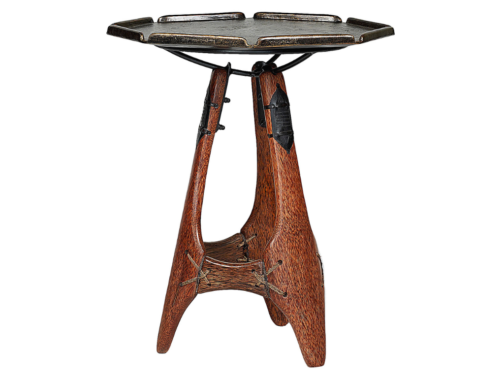 Navajo Rocket Side Table with Bronze Top - Retreat Home Furniture