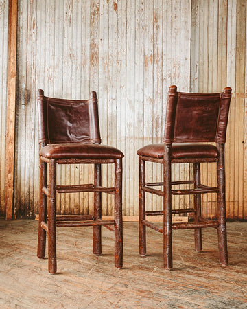 Old Hickory Outpost Bar Stool by Max Humphrey