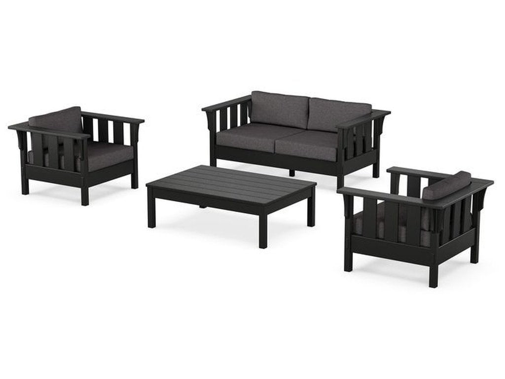 Acadia 4-Piece Deep Seating Set with Loveseat - Retreat Home Furniture