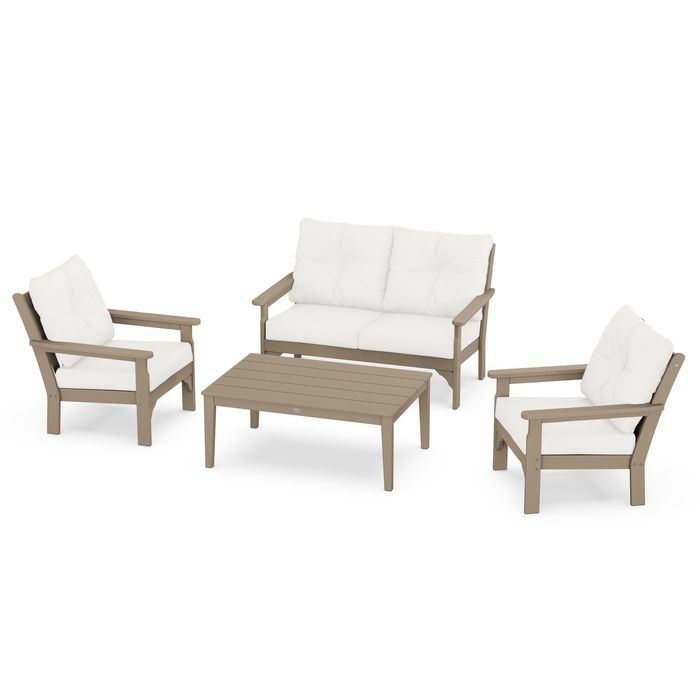 Vineyard 4-Piece Deep Seating Set Vintage Finish - Retreat Home Furniture