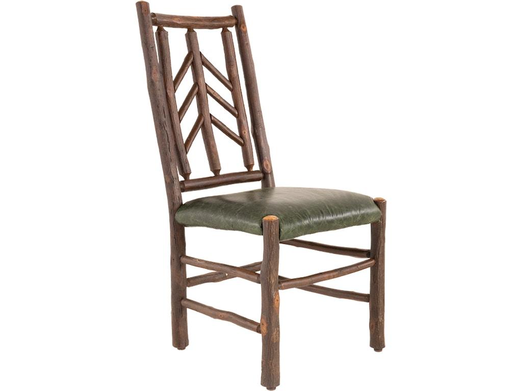 Smoky Mountain Side Chair - Caprese/Good Green Leather