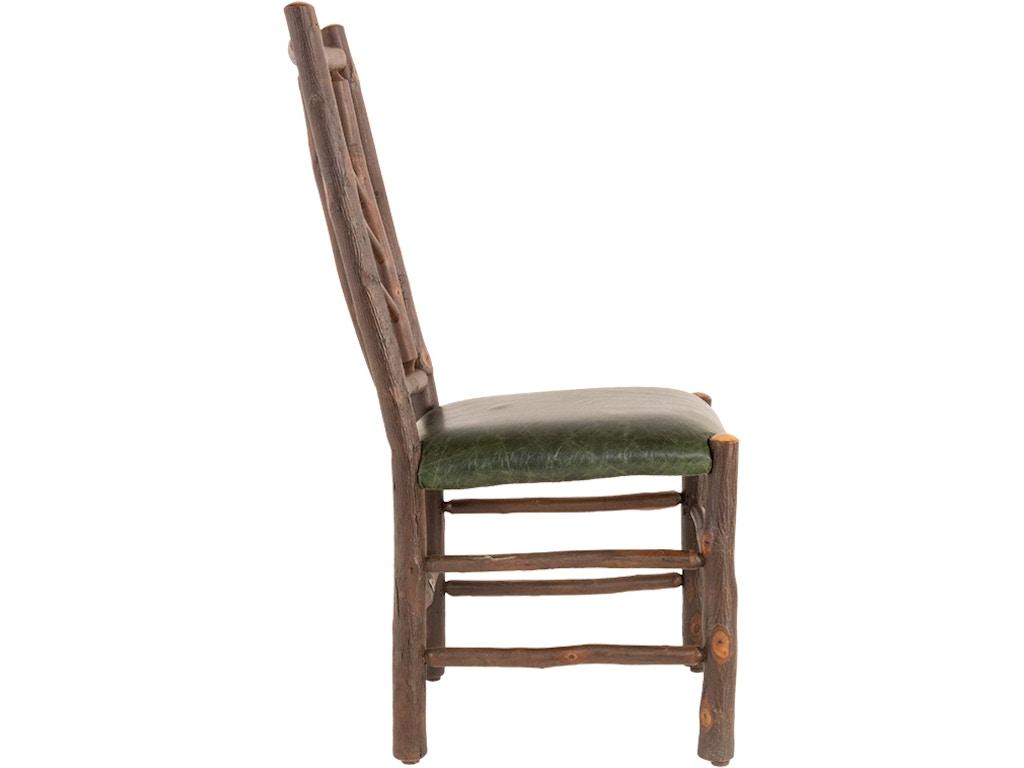 Smoky Mountain Side Chair - Caprese/Good Green Leather