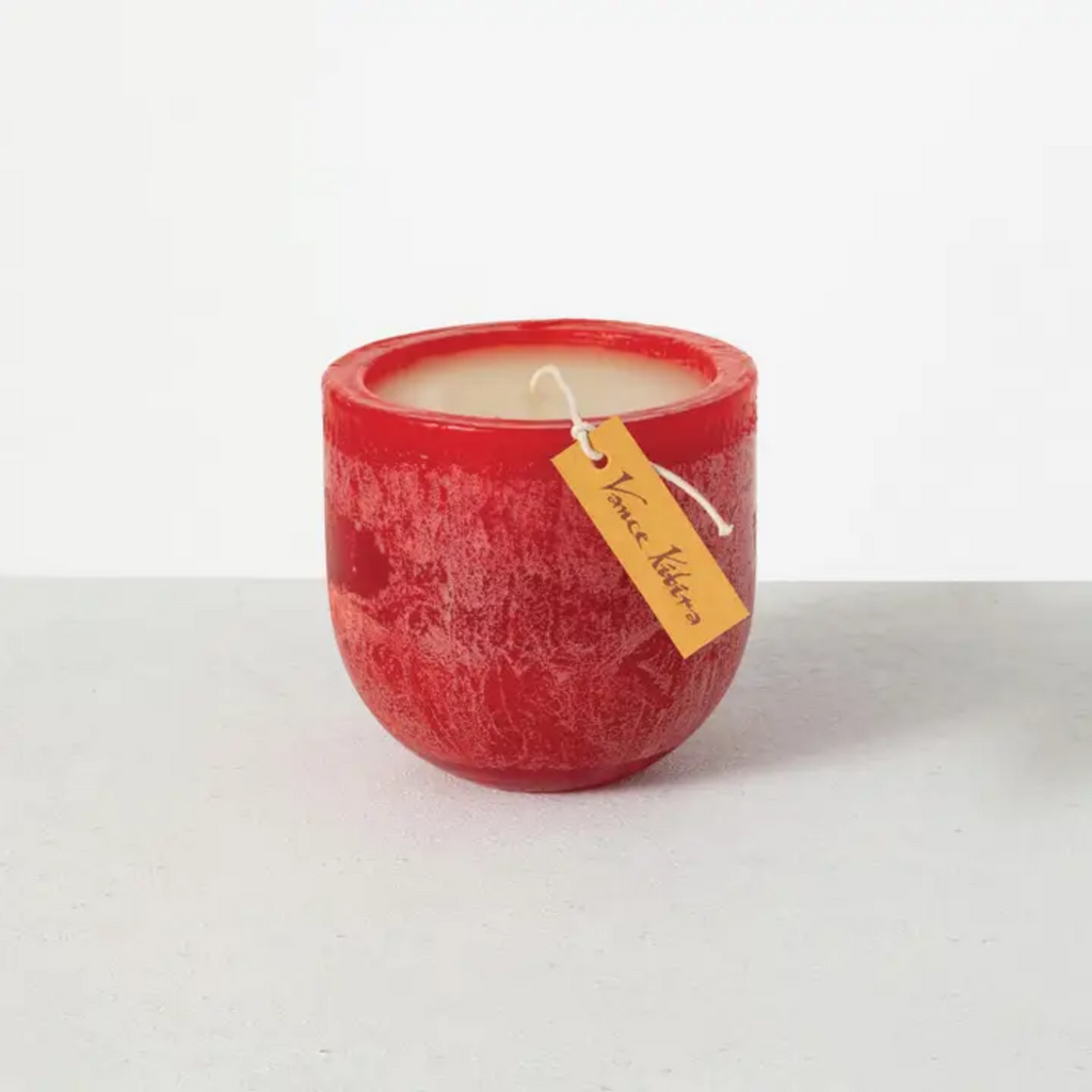 Cranberry Goblet Candle, 4" - Retreat Home Furniture