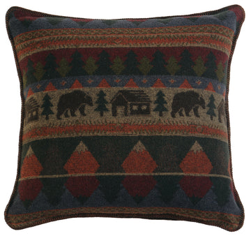 Cabin Bear Euro Sham