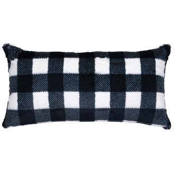 Checkers Snow Pillow - 14x26