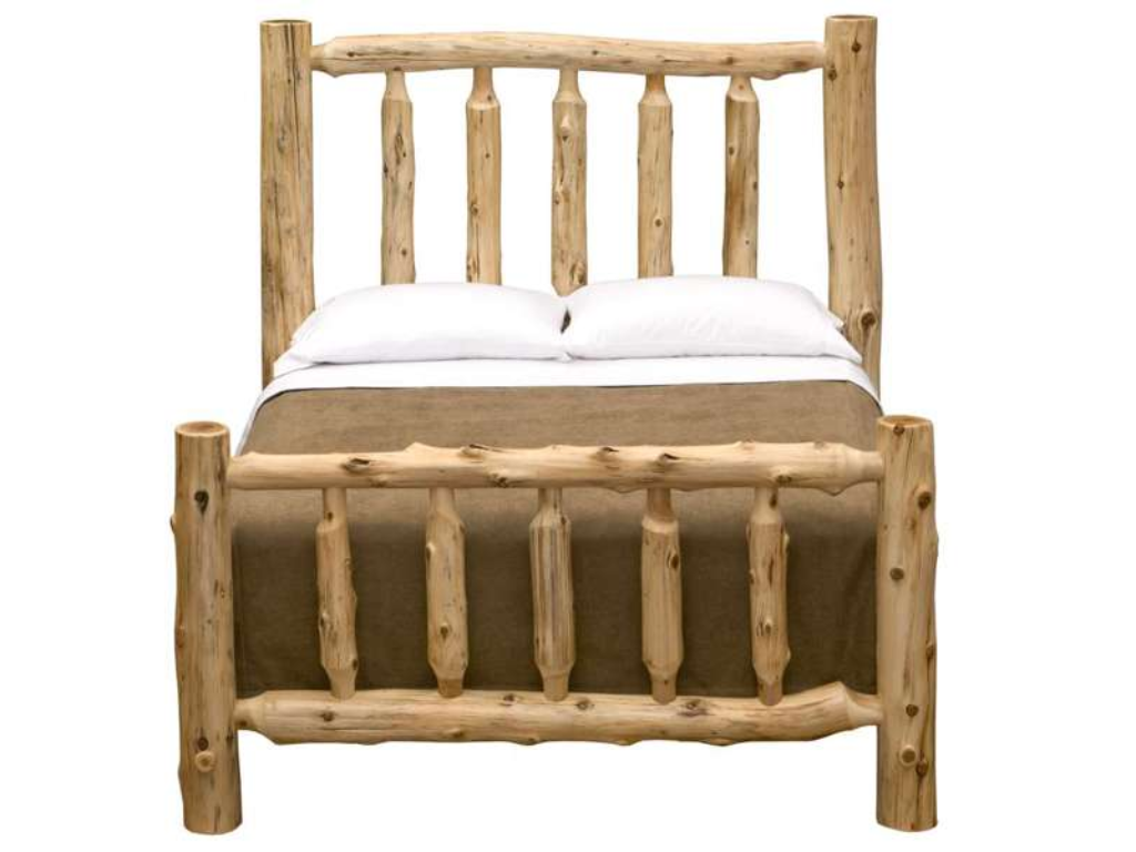 Traditional Cedar Log Bed - Retreat Home Furniture