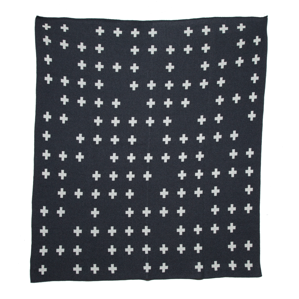 Modern Scatter Cross Throw Blanket - Retreat Home Furniture