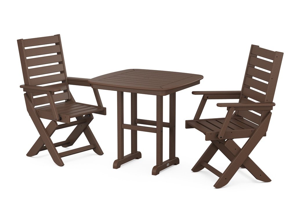 Captain Folding Chair 3-Piece Dining Set Photo