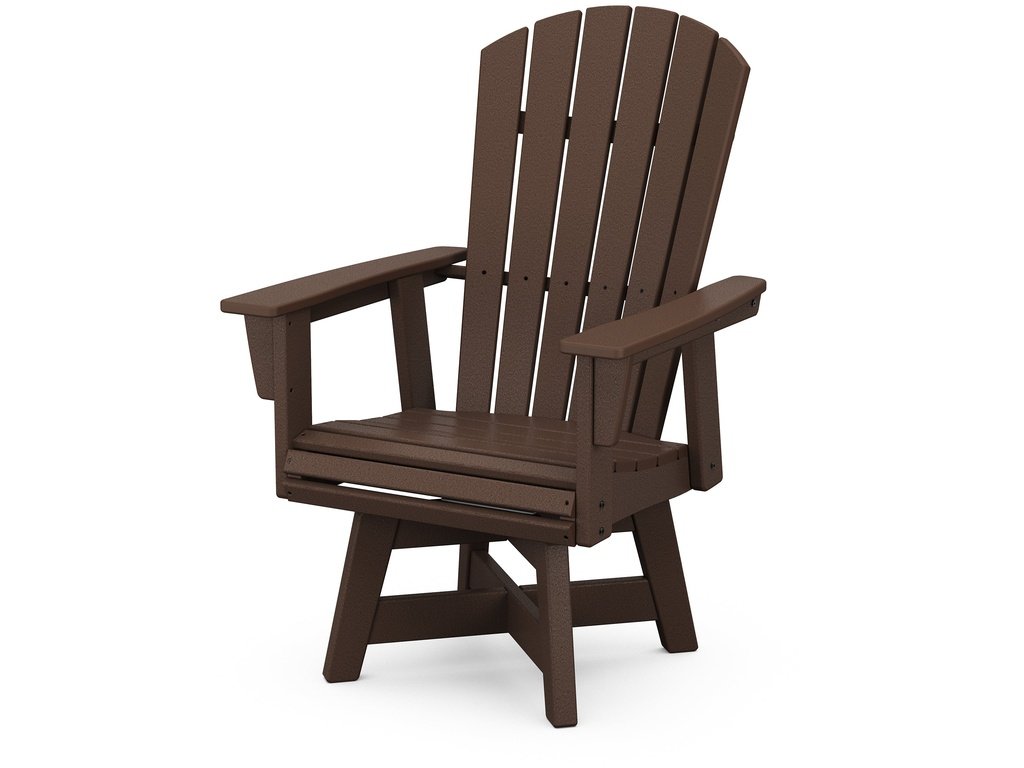 Nautical Curveback Adirondack Swivel Dining Chair Photo