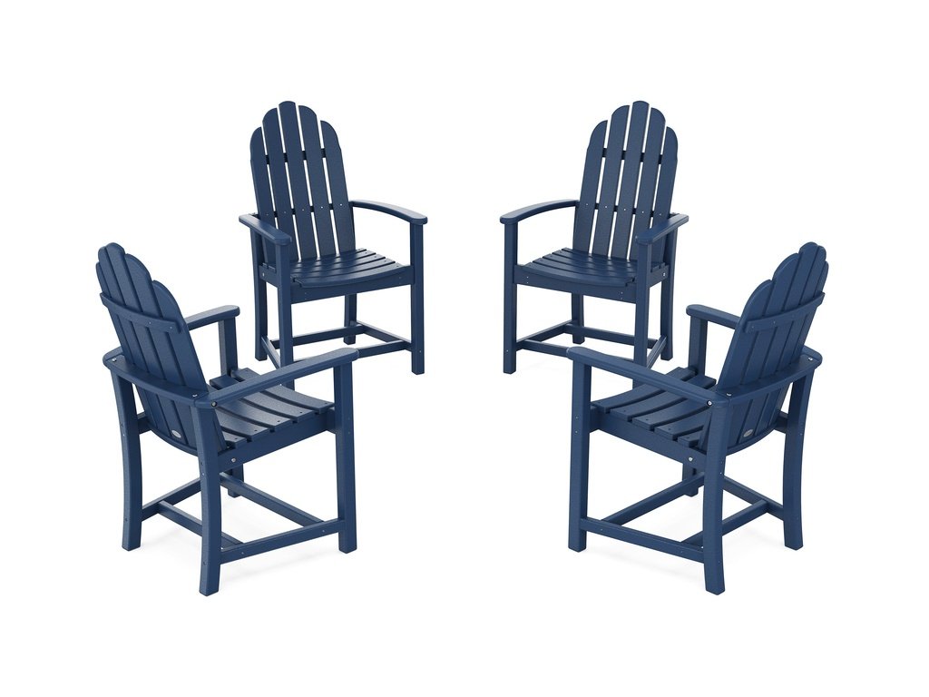 Classic 4-Piece Upright Adirondack Conversation Set Photo